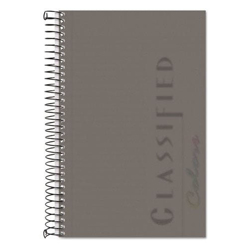 TOPS Color Notebooks 1 Subject Narrow Rule Graphite Cover 8.5 X 5.5 100 White Sheets - School Supplies - TOPS™