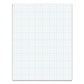 TOPS Cross Section Pads Cross-section Quadrille Rule (4 Sq/in 1 Sq/in) 50 White 8.5 X 11 Sheets - School Supplies - TOPS™