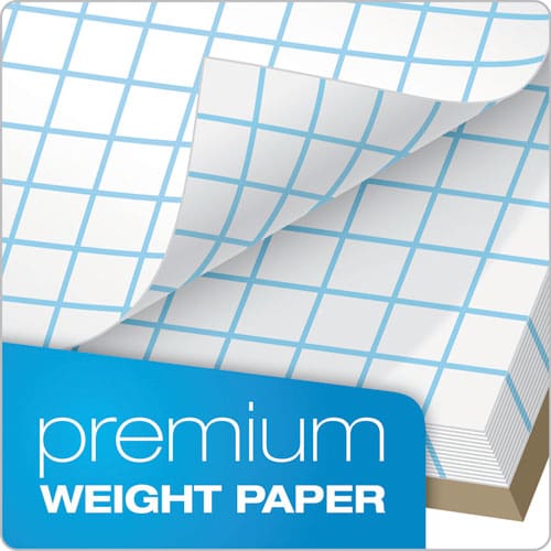 TOPS Cross Section Pads Cross-section Quadrille Rule (5 Sq/in 1 Sq/in) 50 White 8.5 X 11 Sheets - School Supplies - TOPS™