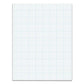 TOPS Cross Section Pads Cross-section Quadrille Rule (5 Sq/in 1 Sq/in) 50 White 8.5 X 11 Sheets - School Supplies - TOPS™