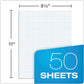 TOPS Cross Section Pads Cross-section Quadrille Rule (8 Sq/in 1 Sq/in) 50 White 8.5 X 11 Sheets - School Supplies - TOPS™