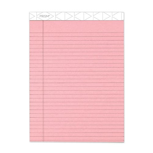 TOPS Prism + Colored Writing Pads Wide/legal Rule 50 Pastel Pink 8.5 X 11.75 Sheets 12/pack - School Supplies - TOPS™
