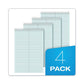 TOPS Prism Steno Pads Gregg Rule Blue Cover 80 Blue 6 X 9 Sheets 4/pack - Office - TOPS™