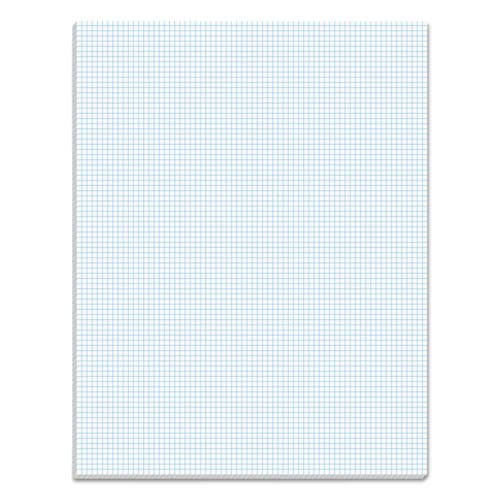 TOPS Quadrille Pads Quadrille Rule (8 Sq/in) 50 White 8.5 X 11 Sheets - School Supplies - TOPS™