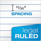 TOPS the Legal Pad Glue Top Pads Wide/legal Rule 50 White 8.5 X 11 Sheets 12/pack - School Supplies - TOPS™