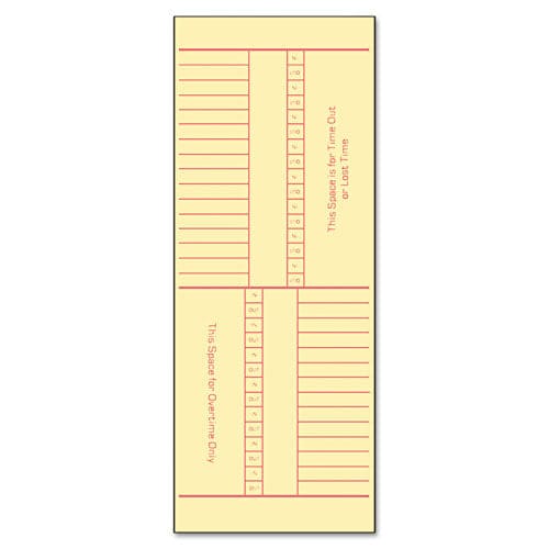 TOPS Time Clock Cards Replacement For 3200 One Side 3.5 X 10.5 500/box - Office - TOPS™