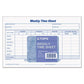 TOPS Weekly Time Sheets One-part (no Copies) 8.5 X 5.5 50 Forms/pad 2 Pads/pack - Office - TOPS™