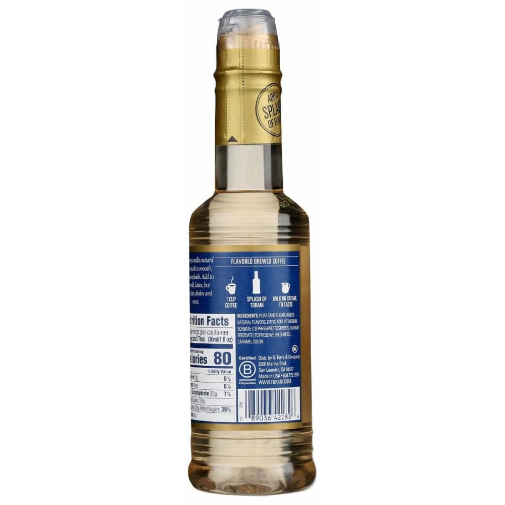 TORANI Grocery > Beverages TORANI French Vanilla Syrup, 375 ml