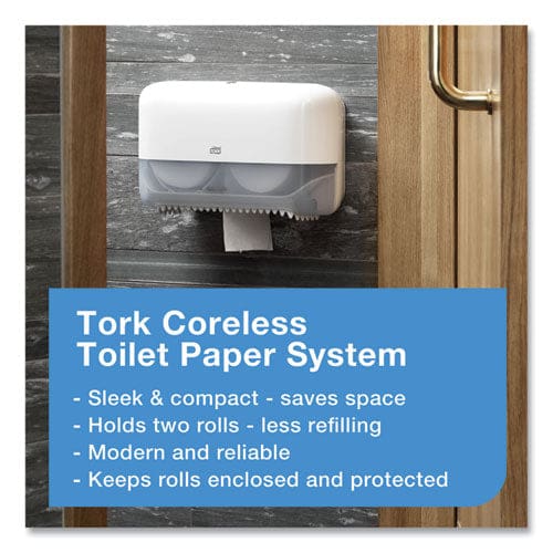 Tork Advanced High Capacity Bath Tissue Septic Safe 2-ply Coreless White 1,000 Sheets/roll 36 Rolls/carton - Janitorial & Sanitation - Tork®