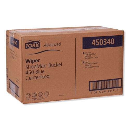 Tork Advanced Shopmax Wiper 450 8.5 X 10 Blue 200/bucket 2 Buckets/carton - Janitorial & Sanitation - Tork®