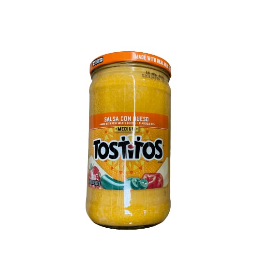 Tostitos Tostitos Medium Salsa Con Queso, 23 oz Jar