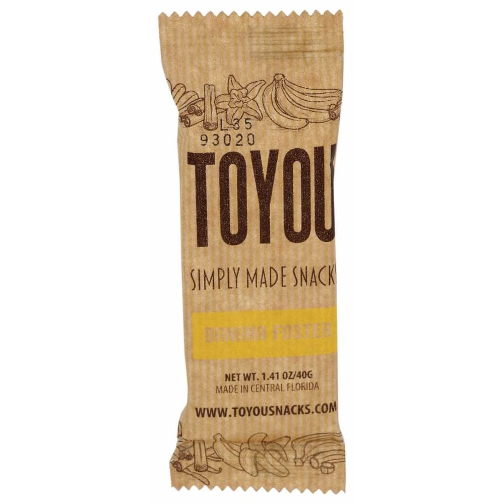 TOYOU SNACKS Grocery > Nutritional Bars TOYOU SNACKS: Banana Foster Bar, 1.41 oz