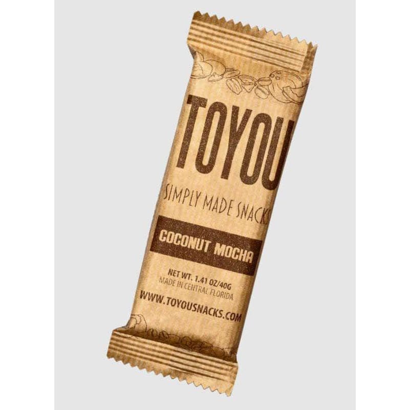 TOYOU SNACKS Grocery > Nutritional Bars TOYOU SNACKS: Coconut Mocha Bar, 1.41 oz