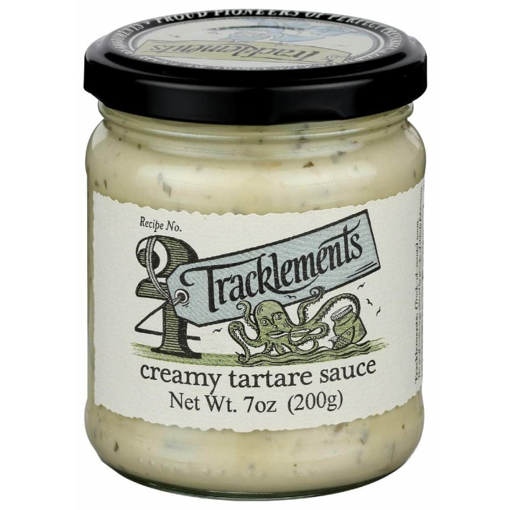 TRACKLEMENTS Grocery > Pantry > Condiments TRACKLEMENTS: Creamy Tartare Sauce, 7 oz