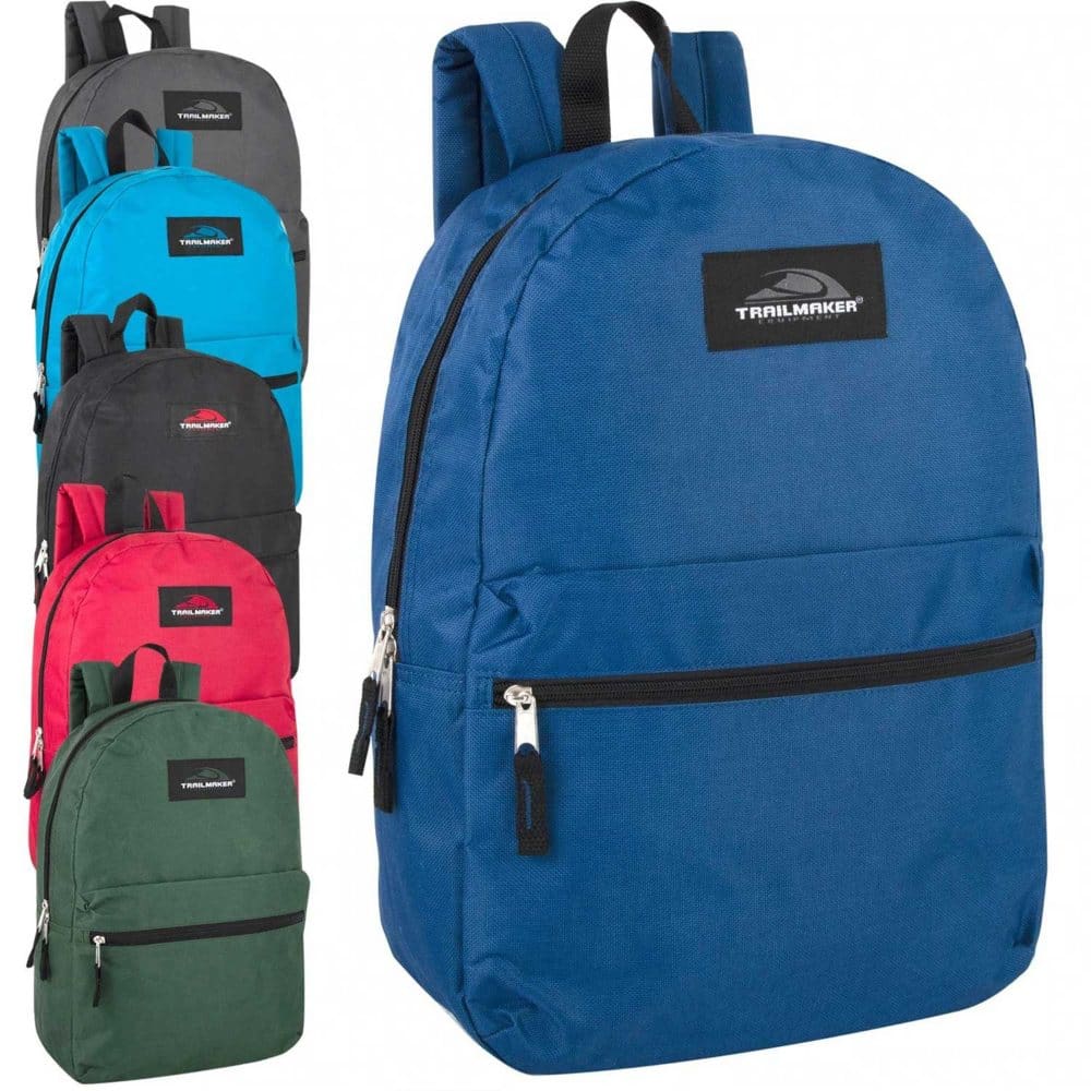 Trailmaker 17 Backpacks 6 Classic Colors - 24 Pack - Luggage & Travel Accessories - Trailmaker