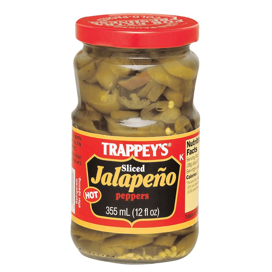 Trappeys Trappeys Hot Sliced Jalapeño Peppers, 12 oz