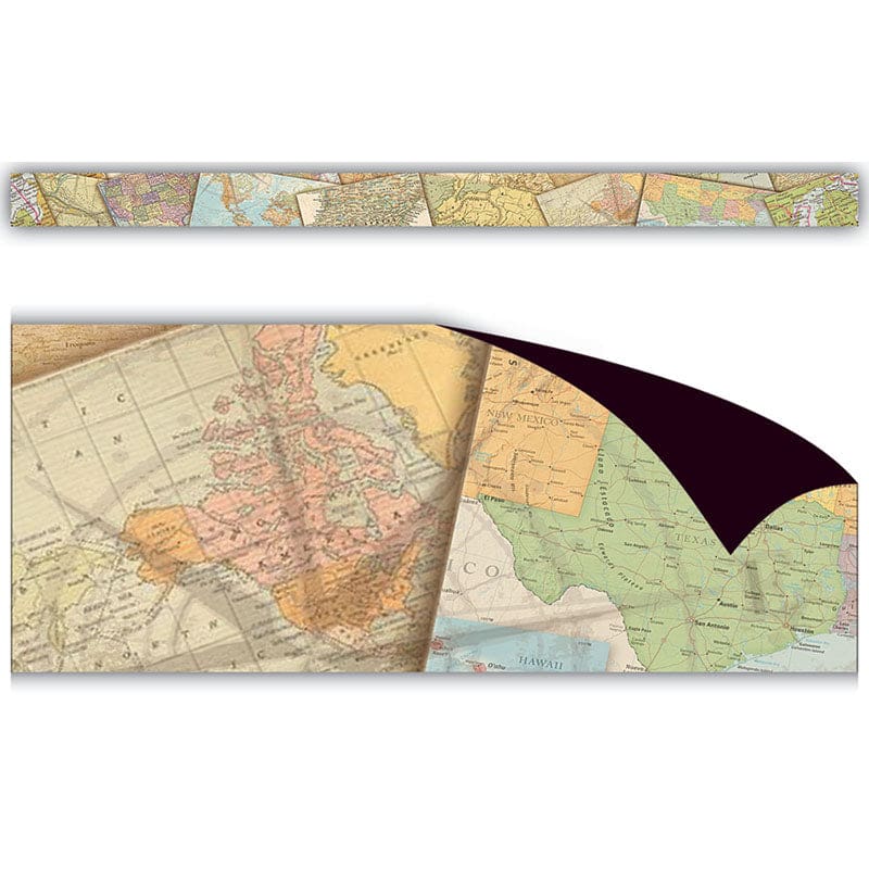 Travel The Map Magnetic Border (Pack of 6) - Border/Trimmer - Teacher Created Resources
