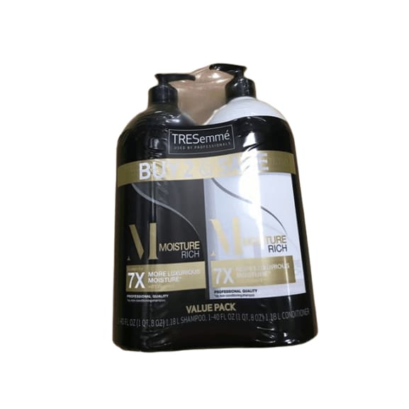 TRESemme Moisture Rich Luxurious Shampoo & Conditioner Value Pack 2/40 oz - ShelHealth.Com