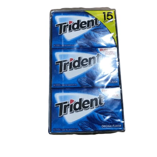 Trident Original Flavor, Sugar-Free Gum, 14 Pieces (15 pk.) - ShelHealth.Com
