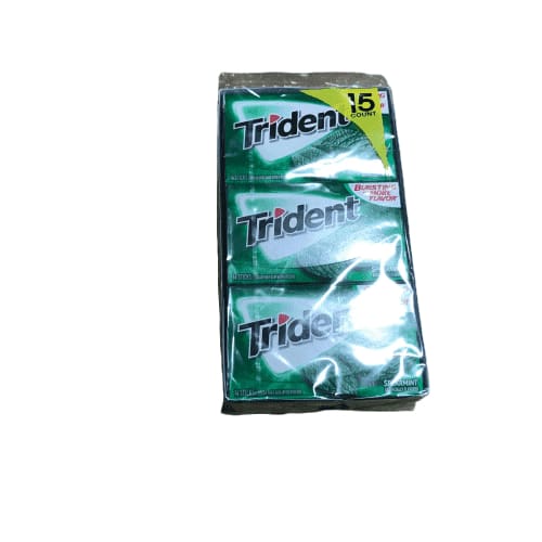 Trident Spearmint Sugar-Free Gum, 14 Pieces (15 pk.) - ShelHealth.Com