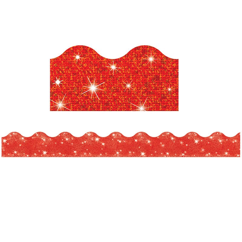 Trimmer Red Sparkle (Pack of 6) - Border/Trimmer - Trend Enterprises Inc.