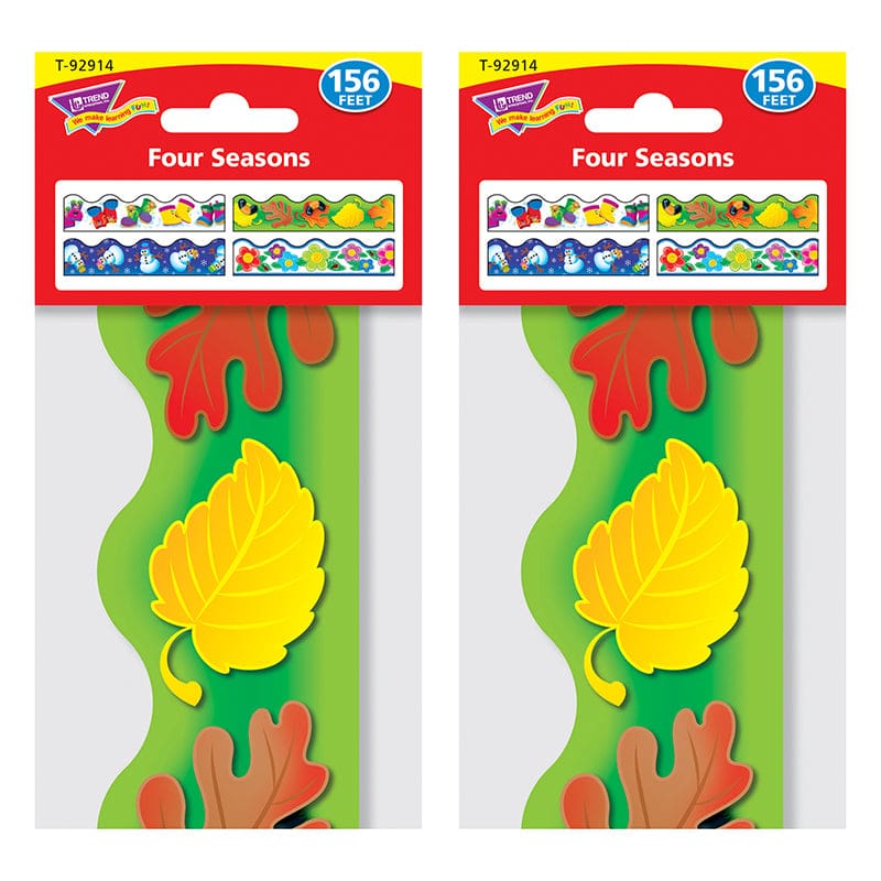 Trimmer Variety Pks Four Seasons (Pack of 2) - Border/Trimmer - Trend Enterprises Inc.