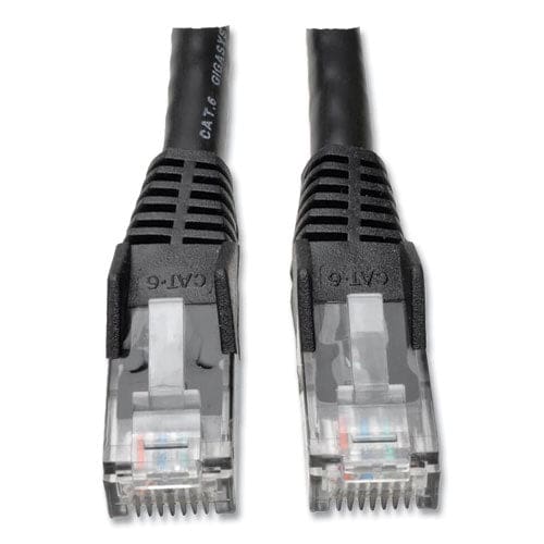 Tripp Lite Cat6 Gigabit Snagless Molded Patch Cable 25 Ft Black - Technology - Tripp Lite