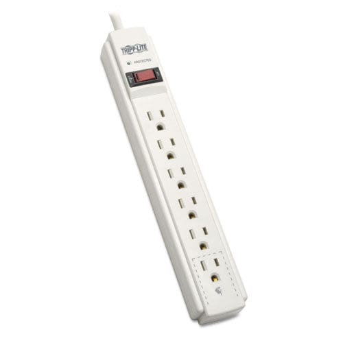 Tripp Lite Protect It! Surge Protector 6 Ac Outlets 15 Ft Cord 790 J Light Gray - Technology - Tripp Lite