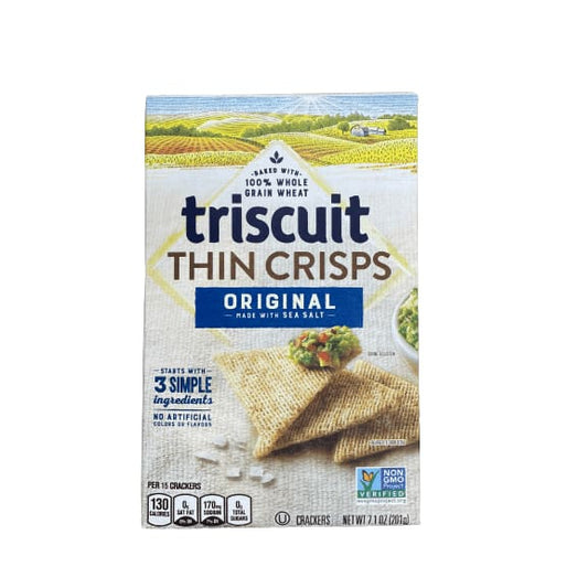 Triscuit Triscuit Thin Crisps Original Whole Grain Wheat Crackers, 7.1 oz