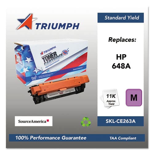 Triumph 751000nsh1113 Remanufactured Ce260a (647a) Toner 8,500 Page-yield Black - Technology - Triumph™