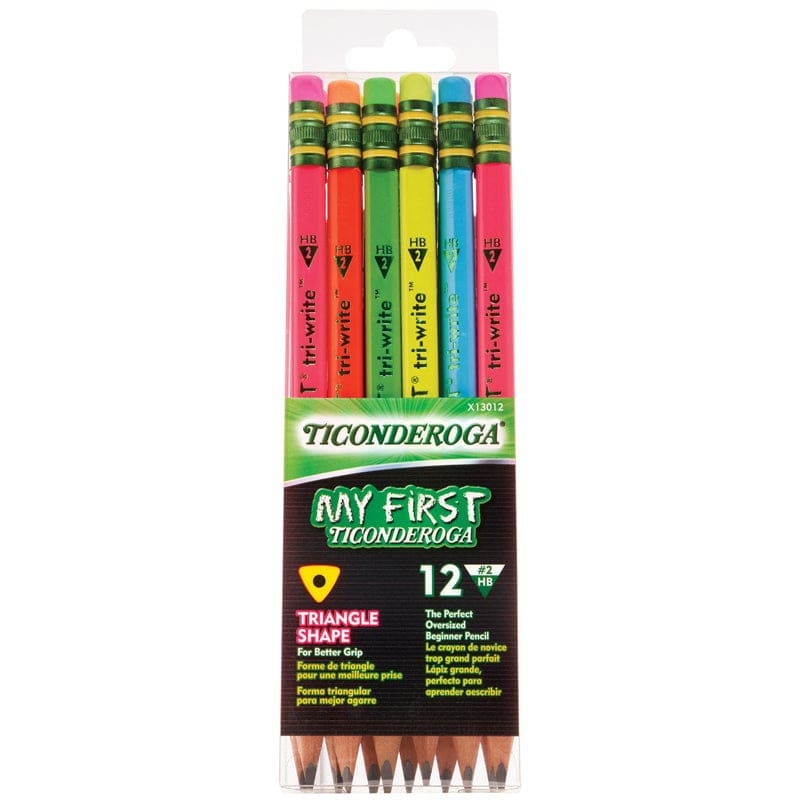 Triwrite Neon Ticondrga Pencil 12Ct (Pack of 6) - Pencils & Accessories - Dixon Ticonderoga Company