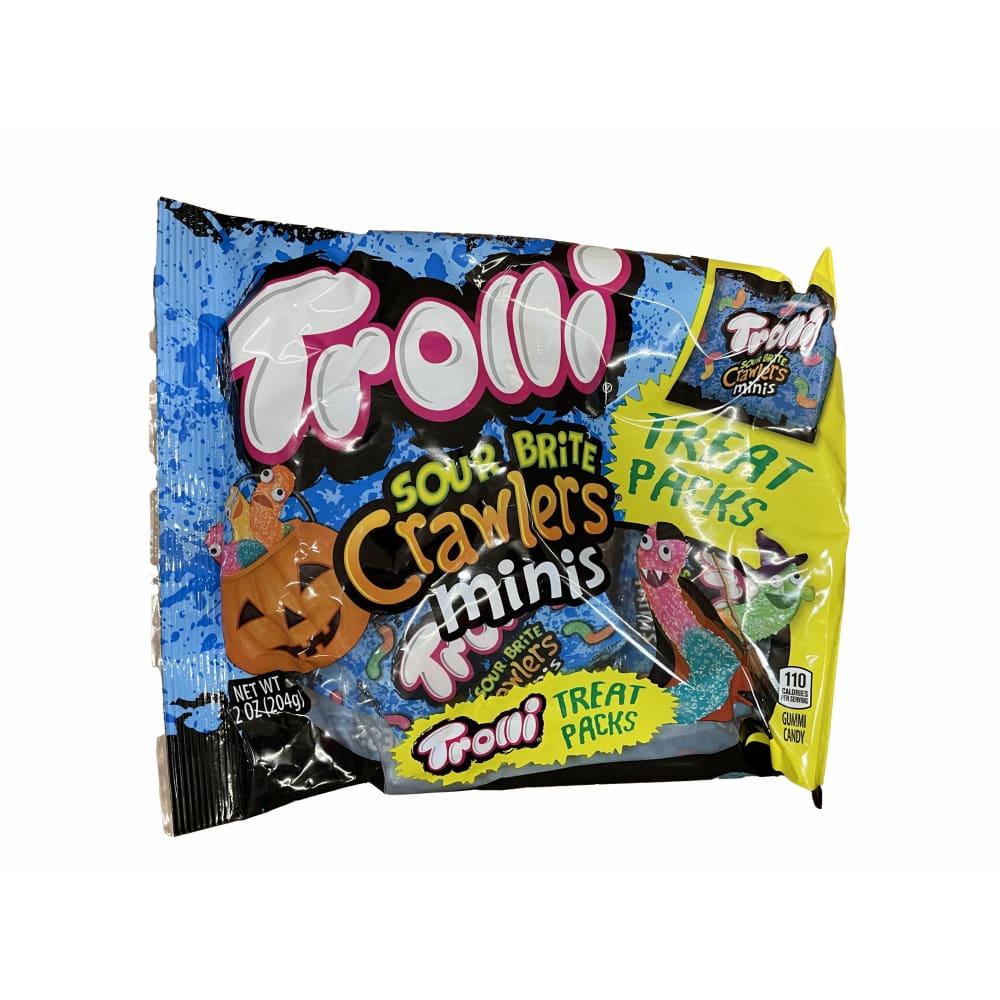 Trolli Trolli Halloween Sour Brite Crawlers Treat Packs Candy, 7.2 oz (12 Count)