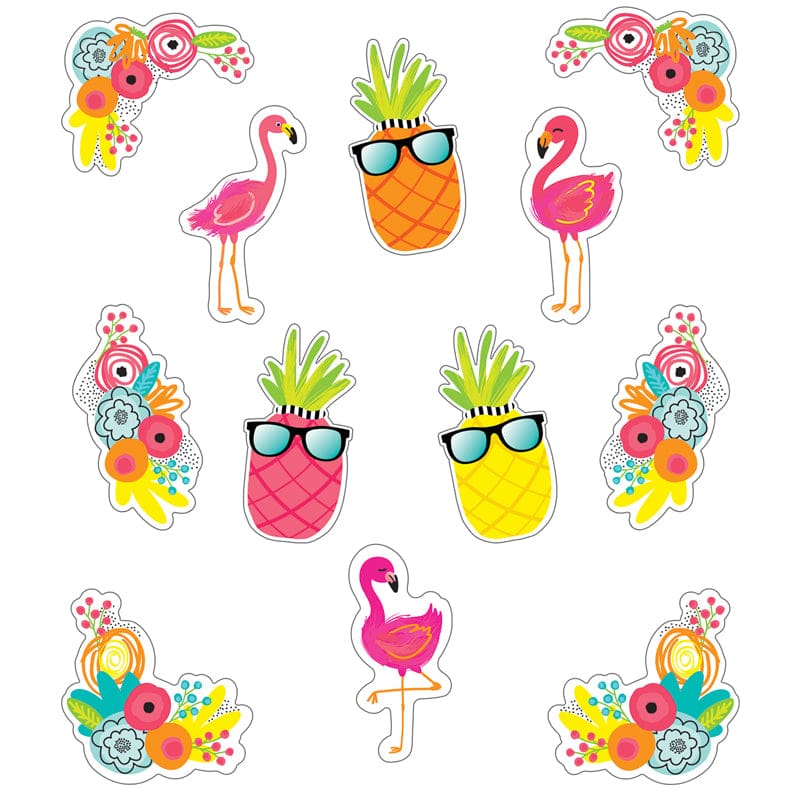 Tropical Accents Cut-Outs Simply Stylish (Pack of 8) - Accents - Carson Dellosa Education