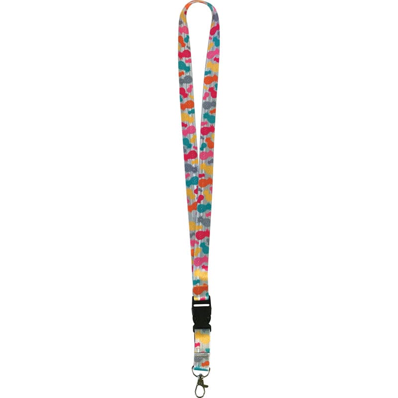 Tropical Punch Pineapples Lanyard (Pack of 10) - Accessories - Teacher Created Resources