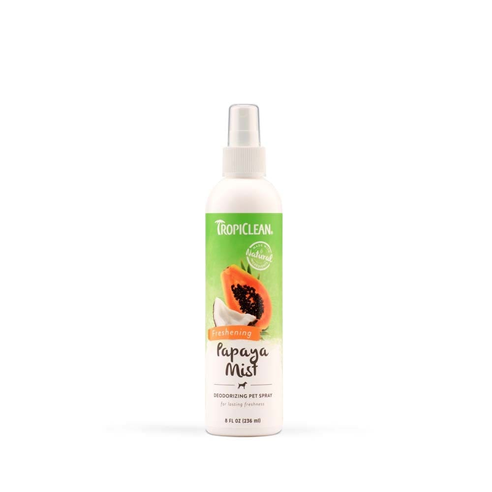 TropiClean Papaya Mist Deodorizing Pet Spray for Dogs 8 fl. oz - Pet Supplies - TropiClean