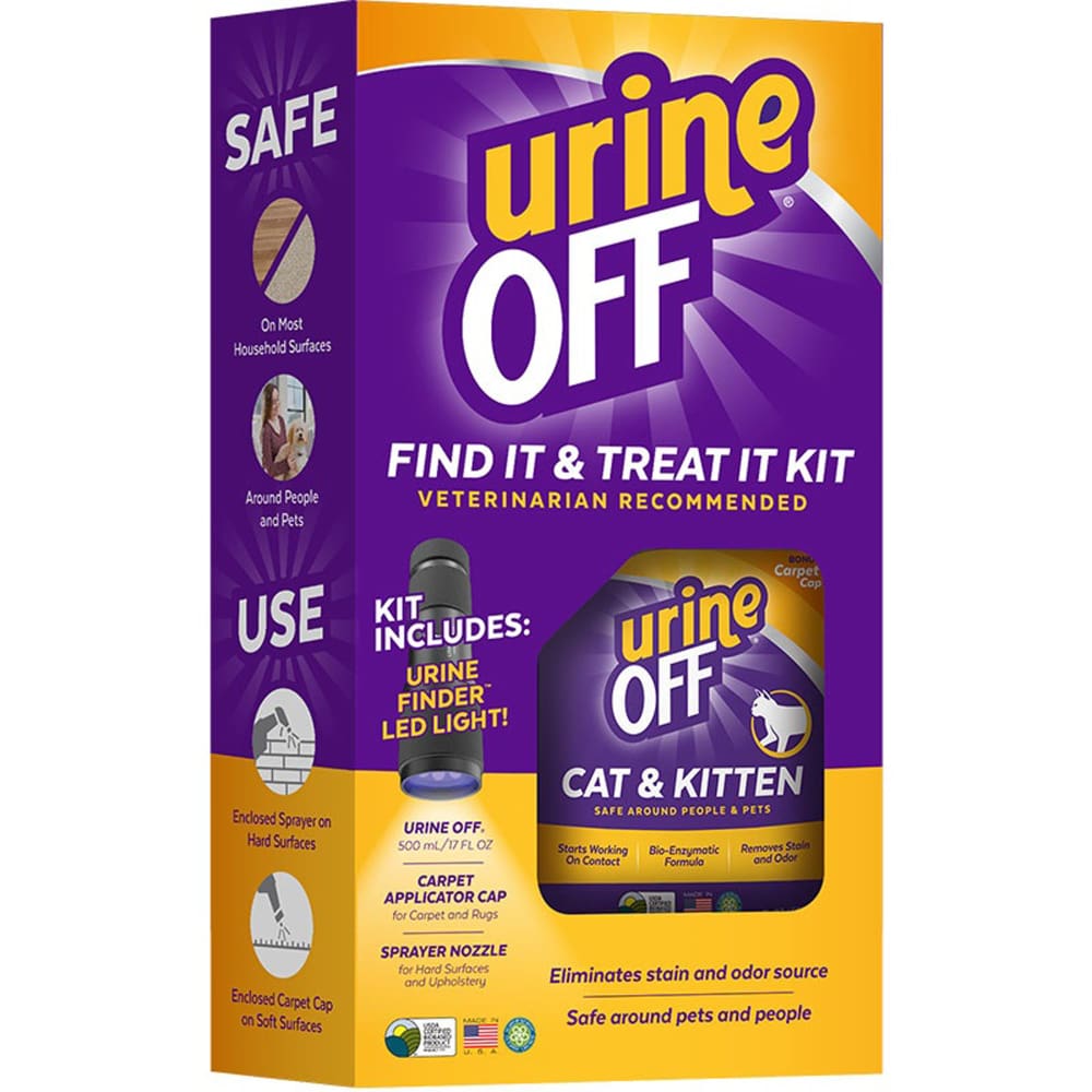 Tropiclean Urine Off Cat and Kitten Find It Treat It Kit - Pet Supplies - Tropiclean