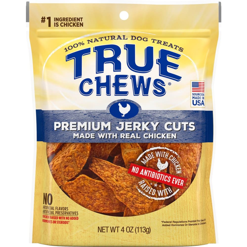 True Chews Jerky Cuts Dog 4Oz Chicken - Pet Supplies - True Chews