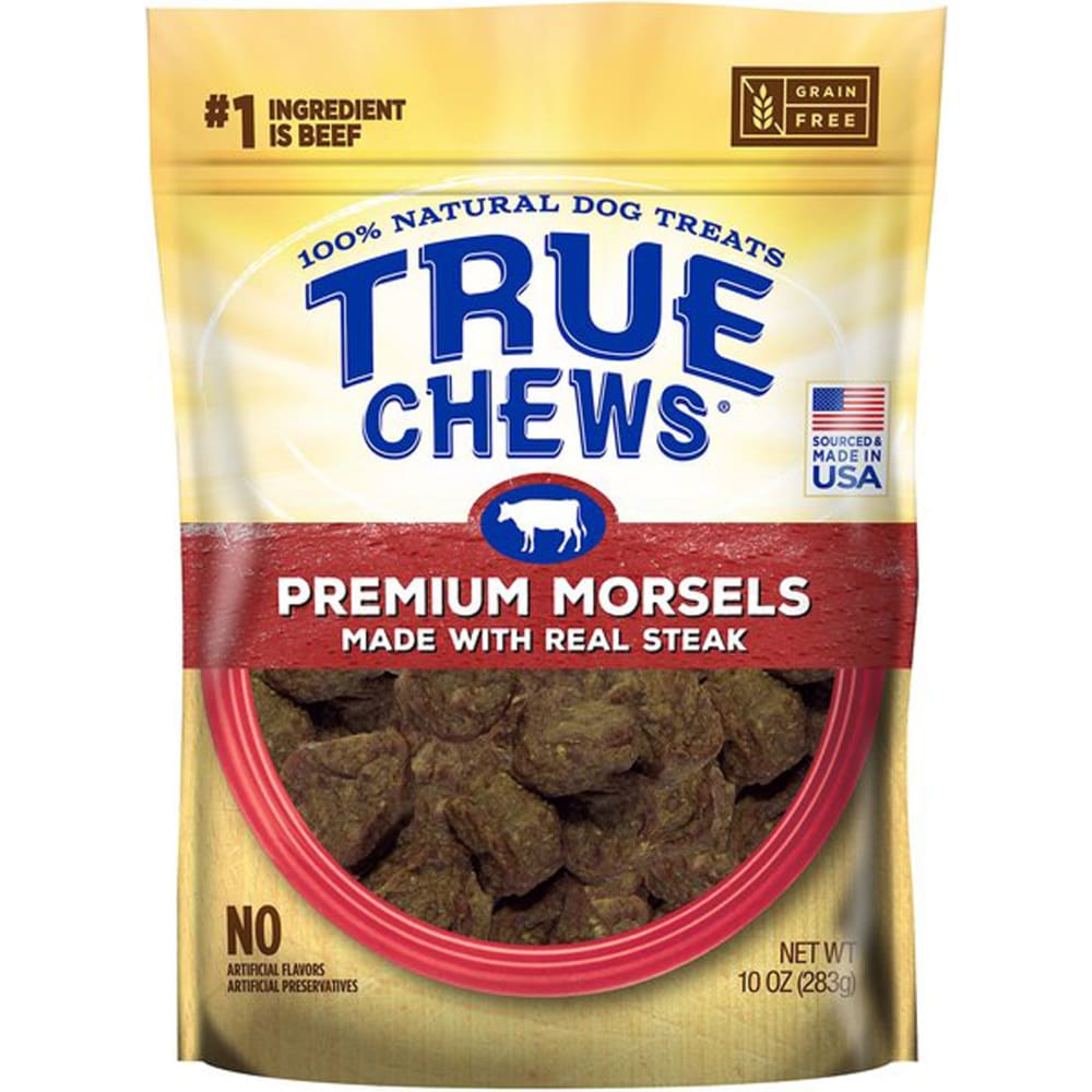 True Chews Morsels Dog 10Oz Steak - Pet Supplies - True Chews