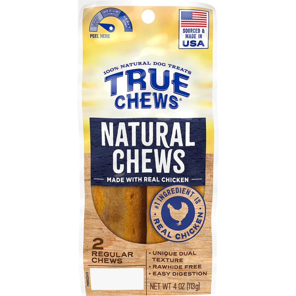 True Chews Natrl Chews Dog 4oz Chicken 2Pc Trial - Pet Supplies - True Chews