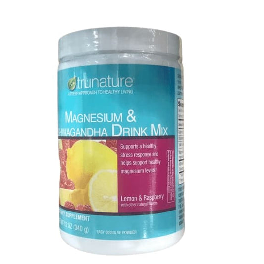 trunature Magnesium & Ashwagandha Drink Mix, 12 oz - ShelHealth.Com