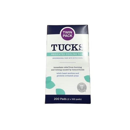 Tucks Medicated Pads, 2 pk./100 ct. - ShelHealth.Com