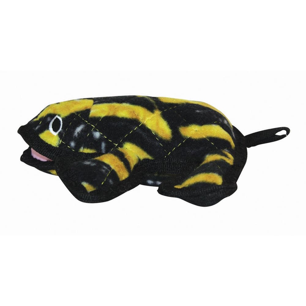 Tuffy Desert Series Dog Toy Phrog Black & Yellow Frog 8.2 in - Pet Supplies - Tuffy