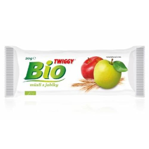 TWIGGY ORGANIC Apple Muesli Bar 0.71 oz. (20 g.) - Twiggy Bio