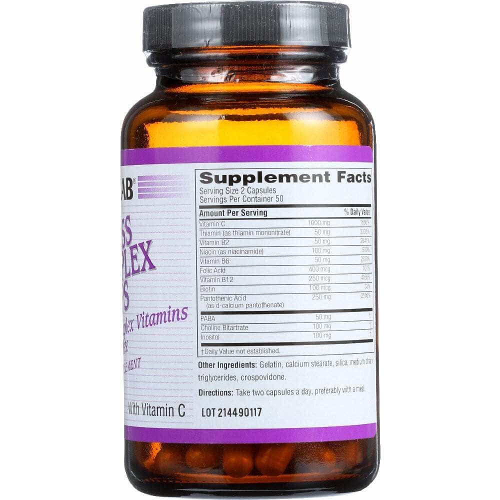 Twinlab Twinlab Stress B Complex High-Potency Caps with Vitamin C, 100 Capsules