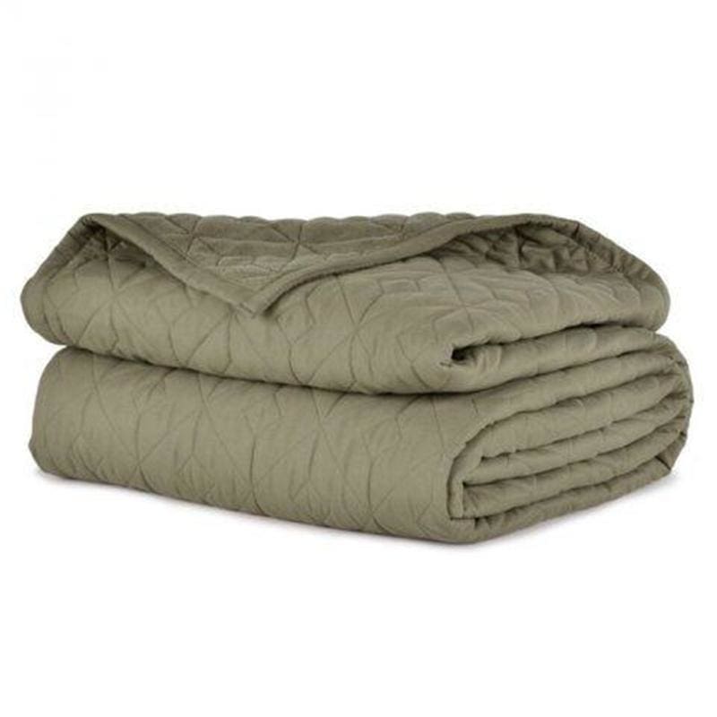 TwinMed Cozycare Coverlet Thr Bs Moss 76X110 Case of 4 - Item Detail - TwinMed