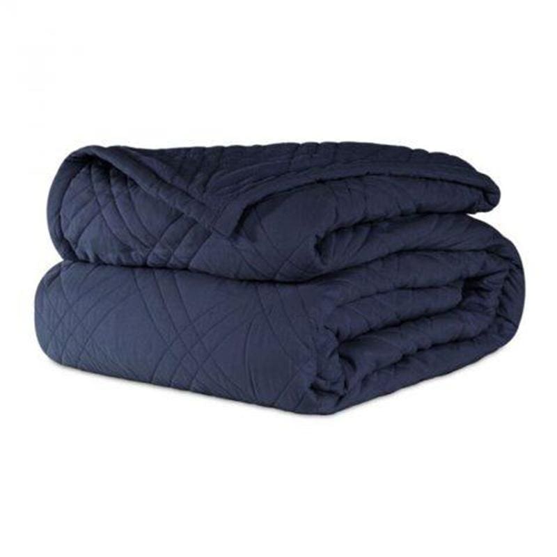 TwinMed Cozycare Coverlet Thr Bs Navy 76X110 Case of 4 - Item Detail - TwinMed