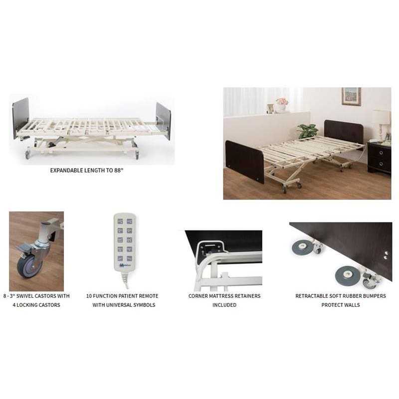 TwinMed Expandable Bariatric Bed Low 14/Hi 29 - Item Detail - TwinMed