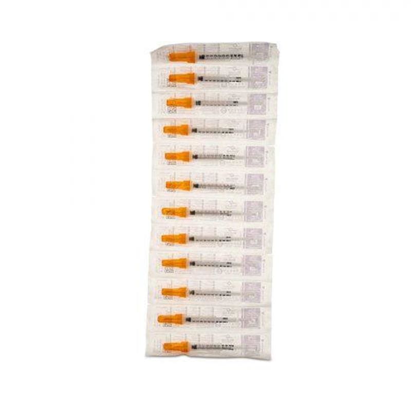TwinMed Insulin Syringe 1/2Cc 29G Safety Box of 100 - Needles and Syringes >> Insulin Syringes - TwinMed