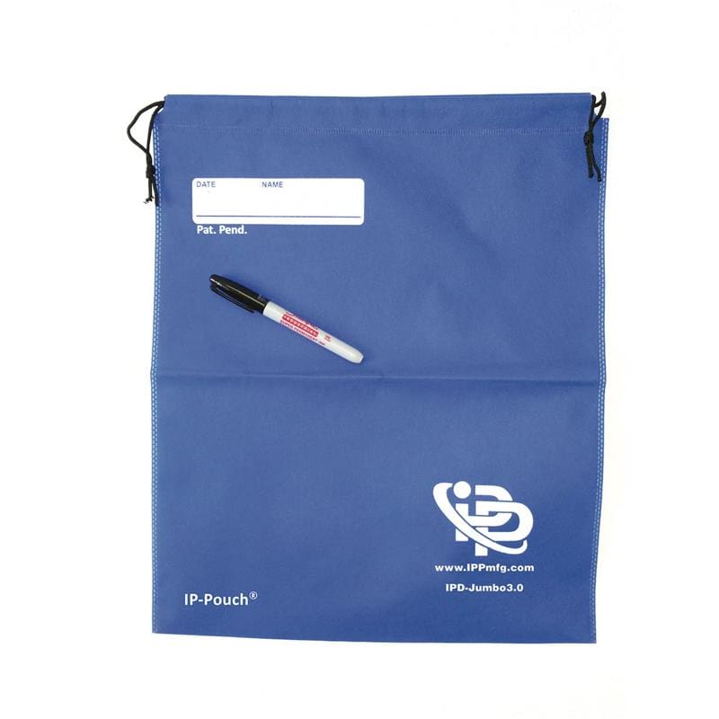 TwinMed Ipd Jumbo Drawstring Pouch 14X 17 Blue Pack of 5 - Item Detail - TwinMed