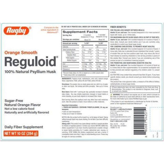 TwinMed Reguloid Daily Fiber Powder Orange 10Oz (Pack of 2) - Item Detail - TwinMed